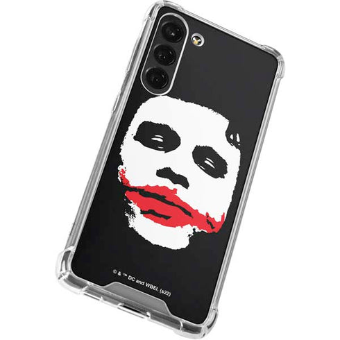 The Dark Knight Smeared Joker Galaxy S24 FE Clear Case